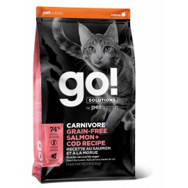  Корм GO! беззерновой корм для котят и кошек, с лососем и треской, GO! CARNIVORE GF Salmon + Cod